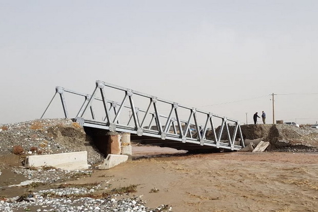امروز پل موقت گلستانه سلیوانا بازسازی می شود