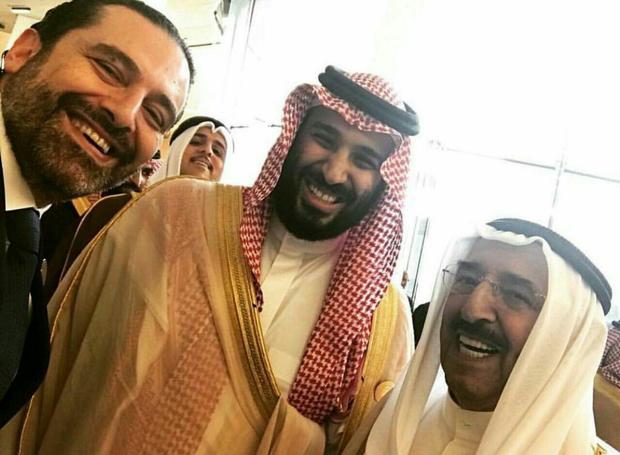 سلفی سعد حریری و ولیعهد سعودی ! + عکس