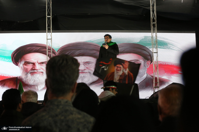 چهل و چهارمین شب اجتماع پرشور مردم در صادقیه