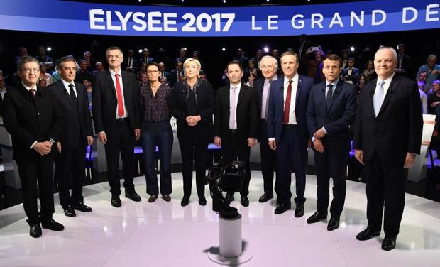 رقابت تنگاتنگ کاندیداهای انتخابات فرانسه+تصاویر
