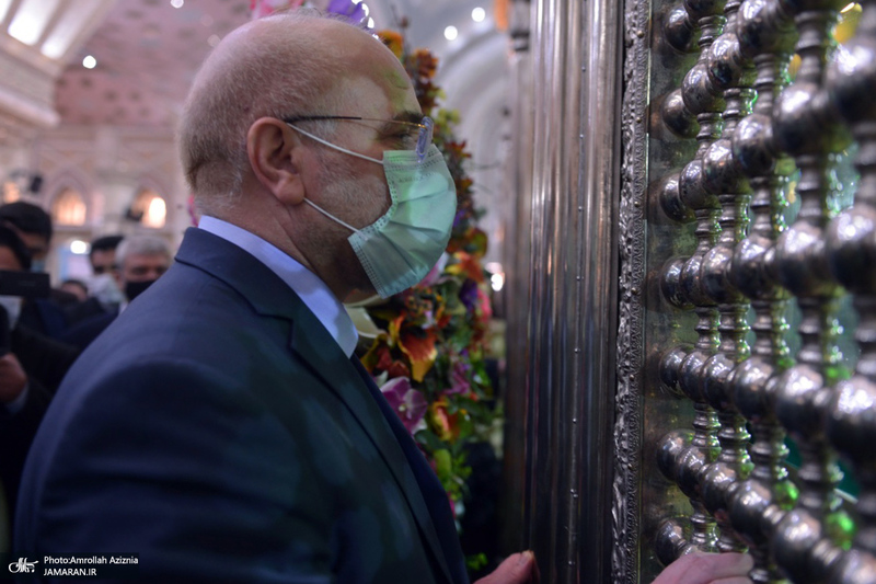 تجدید میثاق رئیس و نمایندگان مجلس شورای اسلامی با آرمان‌های امام خمینی(س)