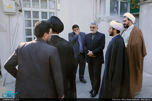 مراسم وداع با پیکر آیت الله هاشمی رفسنجانی(ره) در حسینیه جماران-11