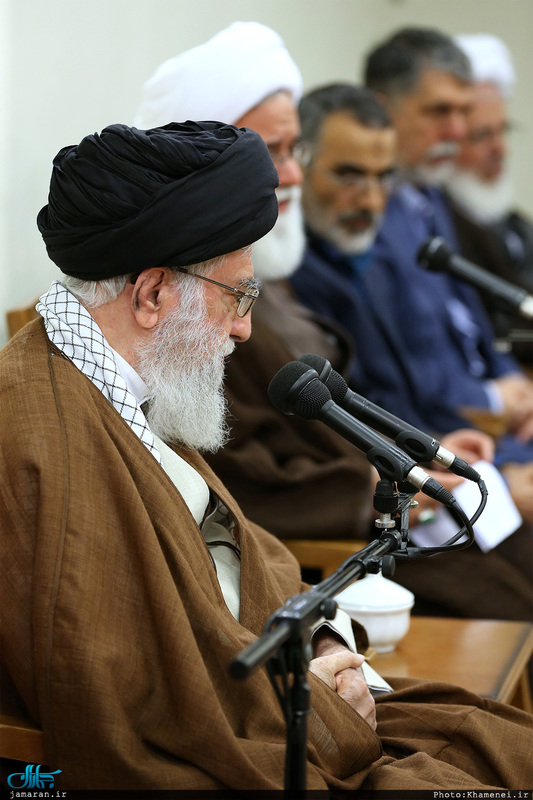 دیدار دست‌اندرکاران کنگره بزرگداشت آیت‌الله مصطفی خمینی(ره) با رهبر معظم انقلاب 