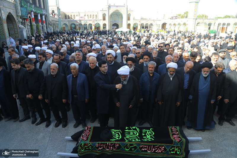 مراسم تشییع آیت الله موسوی تبریزی (ره)