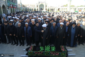 مراسم تشییع آیت الله موسوی تبریزی (ره)