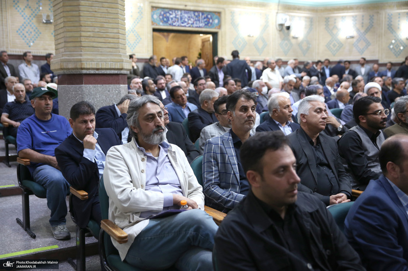 مراسم یادبود حاجیه خانم خدیجه خاتمی در مسجد امیرالمومنین (ع) -1