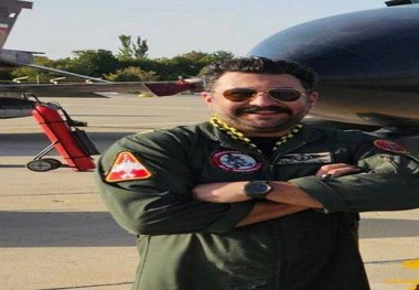 تصویری از خلبان شهید حادثه پنجشنبه نیروی هوایی ارتش