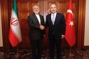 ظریف با وزیر امورخارجه ترکیه دیدار کرد