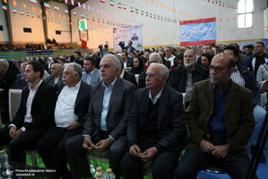 حضور سید حسن خمینی در آیین نامگذاری مجموعه ورزشی استاد کهندل