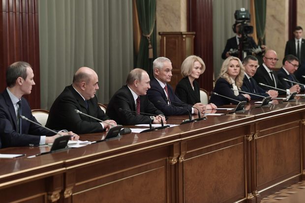 کابینه جدید روسیه؛ ابقای 4 وزیر