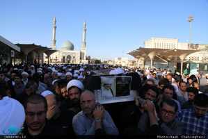 تشییع و خاکسپاری آیت الله روح الله شاه آبادی(ره)