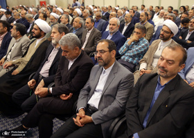 دیدار مسئولان نظام و سفرای کشورهای اسلامی با رهبر معظم انقلاب