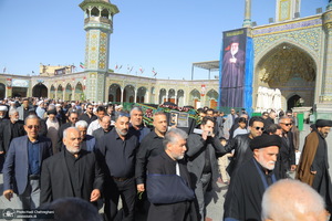 مراسم تشییع آیت الله موسوی تبریزی (ره)