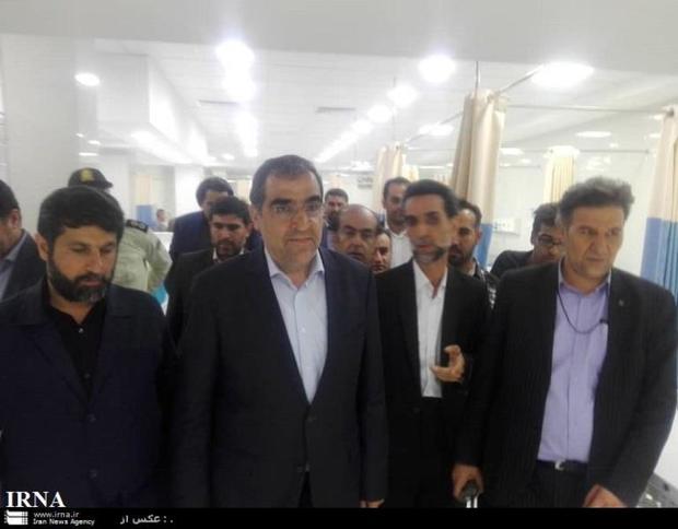 هشت طرح درمانی با حضور وزیر بهداشت در بندر ماهشهر افتتاح شد