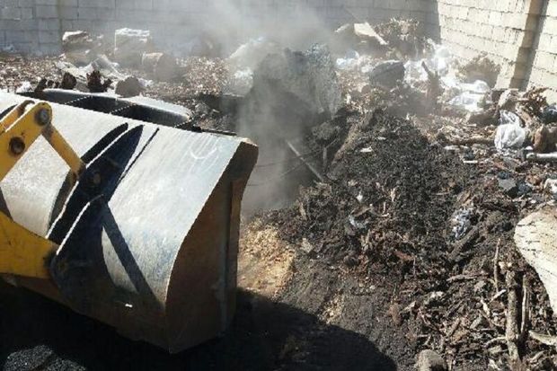 ۵۰ حلقه چاه زغال غیرمجاز در نجف‌آباد تخریب شد
