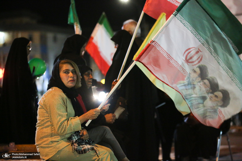 پنجاه و پنجمین شب اجتماع پر شور مردم در فسا