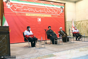 تجدید میثاق اعضا و مسئولان هلال‌احمر با آرمان‌های امام خمینی (س)