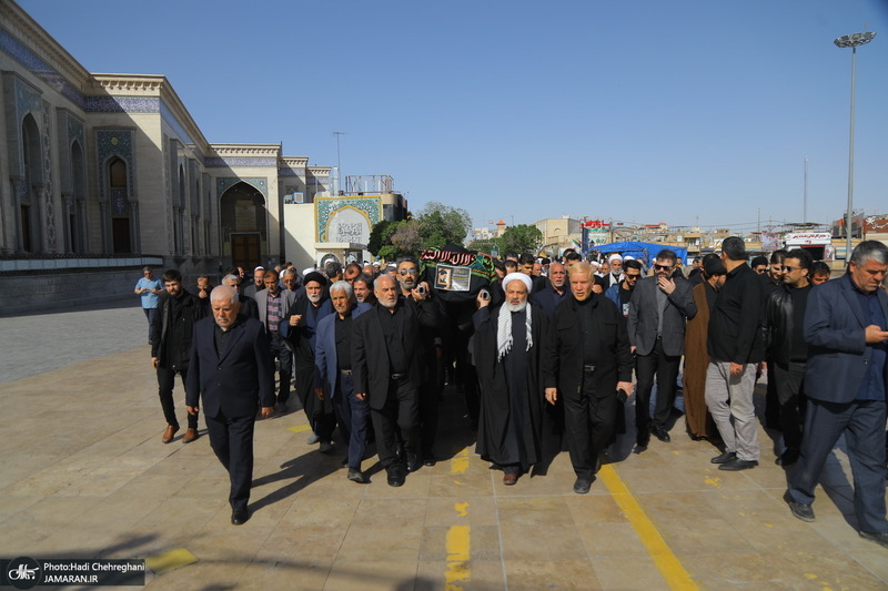 مراسم تشییع آیت الله موسوی تبریزی (ره)