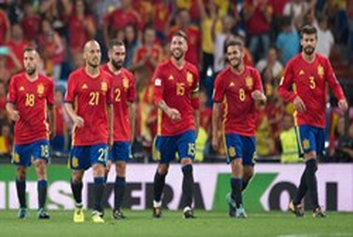 پیروزی اسپانیا برابر تونس در آخرین بازی دوستانه قبل از جام جهانی