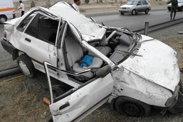 حادثه رانندگی در زرندیه 2 کشته و یک مصدوم برجا گذاشت