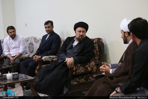 دیدار جمعی از جوانان ترکیه ای اتحادیه جهانی تقریب نهاد جوانان با سید حسن خمینی 