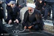 گزارش تصویری/ مراسم تشییع و یادبود خواهر رئیس جمهور روحانی