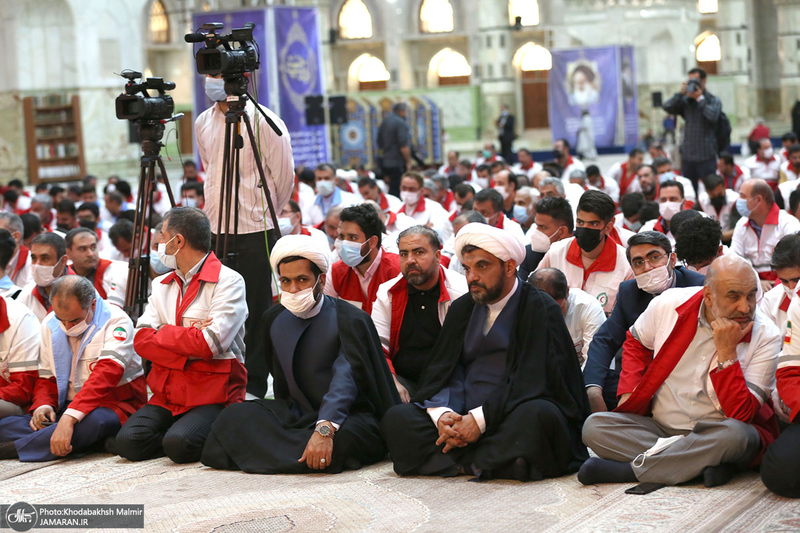 تجدید میثاق اعضا و مسئولان هلال‌احمر با آرمان‌های امام خمینی (س)