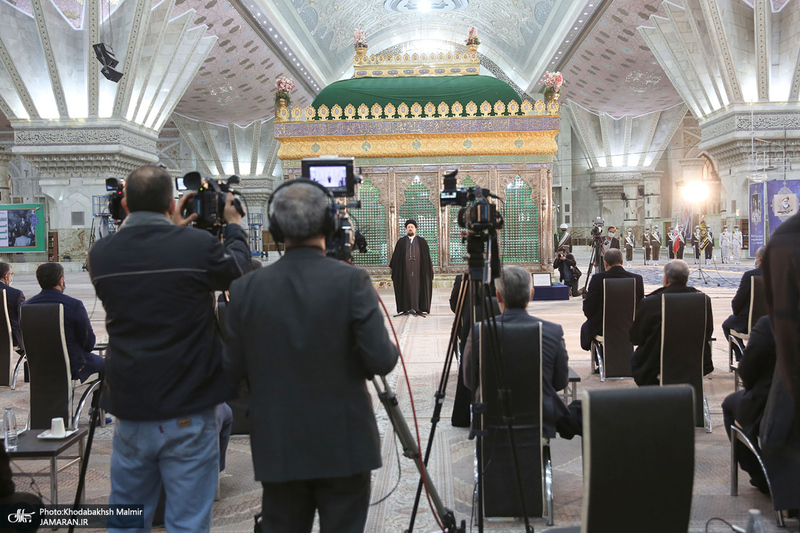 تجدید میثاق رئیس جمهور و اعضای دولت با آرمان های حضرت امام (س)