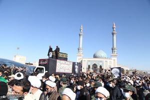 مراسم تشییع آیت الله العظمی صافی گلپایگانی (ره) در قم -1