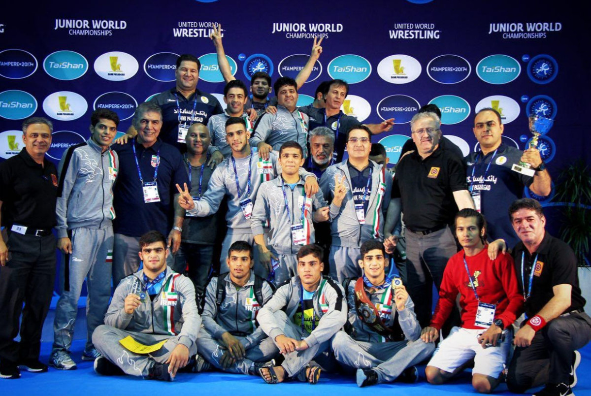 قهرمانان رقابت های جهانی کشتی فنلاند به ایران بازگشتند