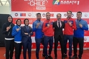 تقدیم عنوان قهرمانی کاراته وان شیلی به شهید سردار سلیمانی و جانباختگان سقوط هواپیما
