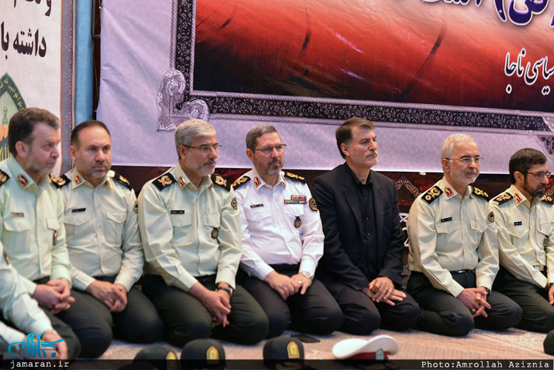 تجدید میثاق جمعی از فرماندهان ناجا با آرمان‌های بنیانگذار انقلاب اسلامی 