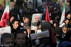 حضور میلیون ها تهرانی در تشییع پیکر مطهر سردار قاسم سلیمانی - 5