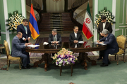 سه یادداشت تفاهم و سند همکاری میان ایران و ارمنستان امضا شد