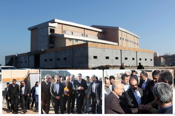 استاندار مازندران از بیمارستان در حال احداث بهشهر بازدید کرد