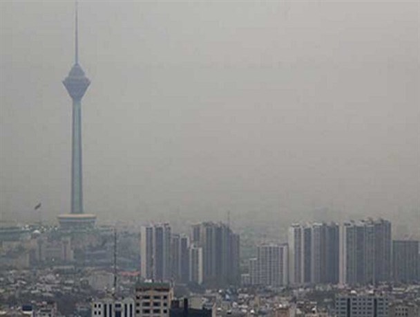 هوای تهران با شاخص 121 ناسالم برای گروه های حساس