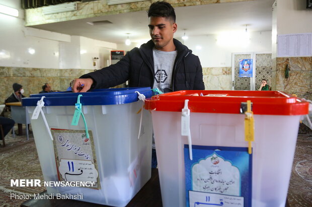 انتخابات استان باحضور پرشور مردم ودرامنیت کامل درحال برگزاری است