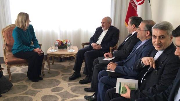 موگرینی در دیدار با ظریف: راه‌حل‌های اروپا برای تامین خواسته ایران در مراحل نهایی است
