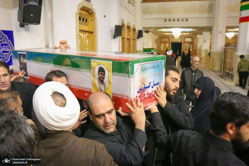 مراسم بزرگداشت شهید علی لاریجانی در حرم حضرت معصومه (س)