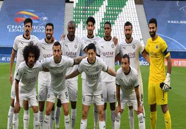 بنر جالب بازیکنان السد و العربی؛  فلسطین در قلب ماست + عکس
