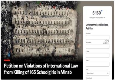 تعداد امضاهای دادخواست بین‌المللی دختران میناب از ۶ هزار نفر گذشت