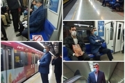 شهردار تهران با مترو به محل کار خود رفت 