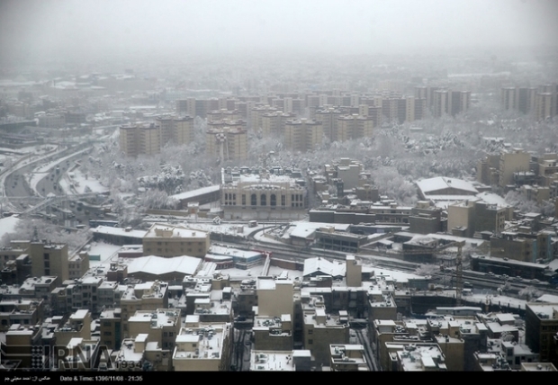 افزایش 3 درجه ای دمای هوای تهران در 48 ساعت آینده