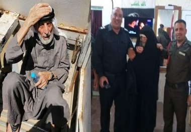 بازداشت یک سرکرده داعش در پوشش زنانه در موصل+ عکس
