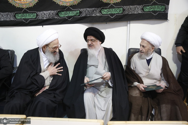 مراسم سالگرد همسر آیت الله العظمی سبحانی