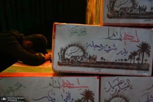 بدرقه ۱۱۰ شهید از معراج شهدا