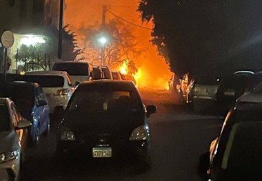 حومه جنوبی بیروت دوباره از سوی اسرائیل بمباران شد