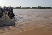 یک سرباز وظیفه ارتش حین تعمیر پل شناور دهستانی در خوزستان غرق شد