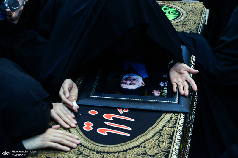 مراسم خاکسپاری حجت الاسلام و المسلمین محتشمی پور(ره) در حرم شاه عبدالعظیم الحسنی(ع)