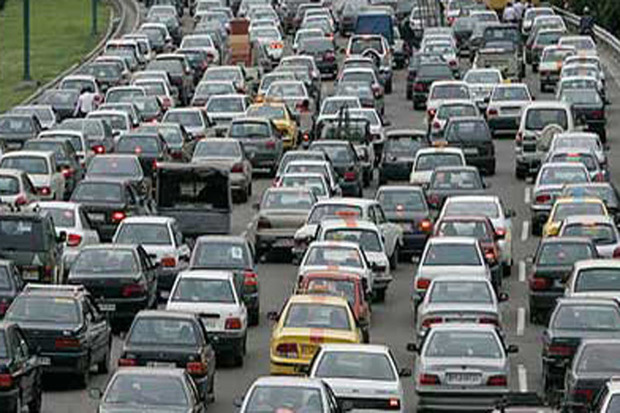 ترافیک در آزادراه های قزوین سنگین است